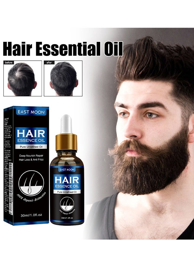 إيست مون زيت خلاصة الشعر ، زيت عطري ، عناية بالشعر لتعزيز نمو الشعر الصحي وتقليل التجعد للشعر الجاف الخفيف والتالف للرجال 30 مل - Image 1