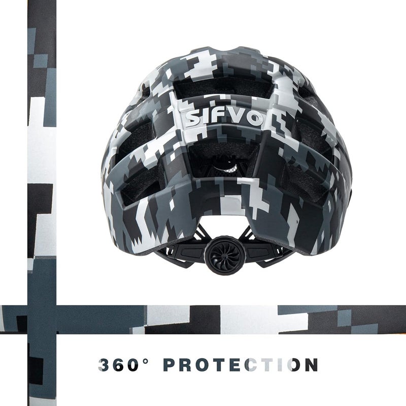 SIFVO Kids Bike Helmet with Visor - Adjustable & Lightweight for Ages 6+ - Image 4
