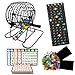 SEETOOOGAMES Deluxe Bingo Game Set 8 Inch Metal Cage 50 Paper Cards 600 Colorful Clear Chips Bingo Balls and Plastic Master Board Great for Adults Large Groups Familiy Games Nights Parties - Image 2