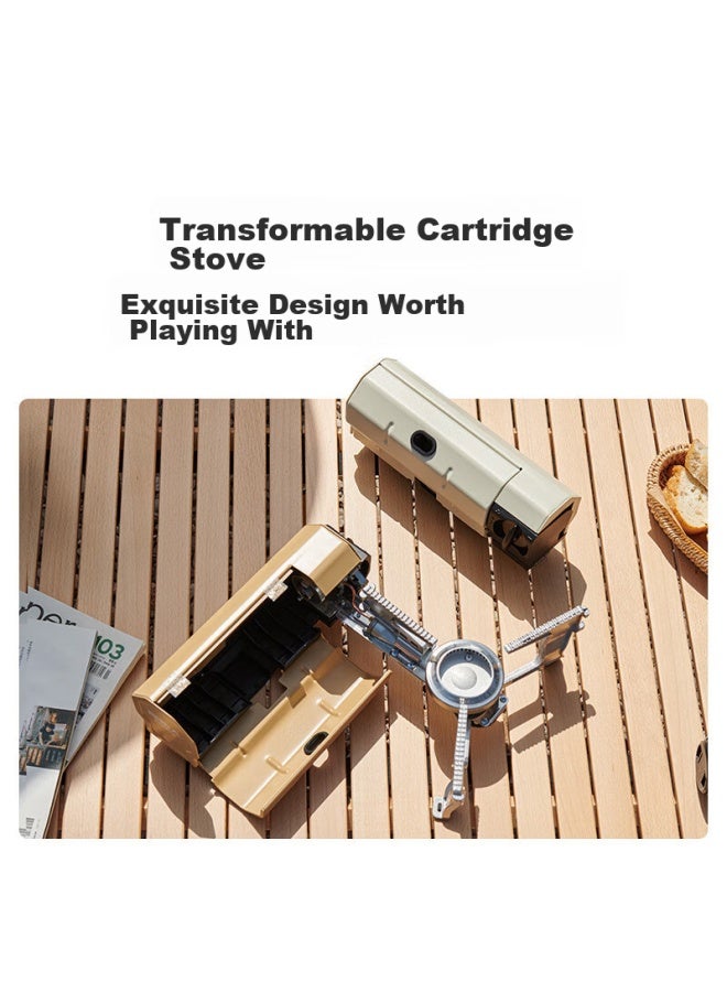 Primitive Man Yuanshiren Portable Folding Cassette Stove, Outdoor Camping Cooking Equipment, Gas Stove For Hot Pot And Tea Brewing - Image 2
