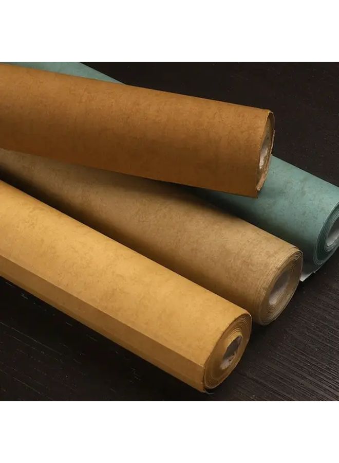 Traditional Chinese Xuan Paper Light Antique Style 5 Sheets Aged Rice Dye Calligraphy Painting Paper Brush Writing Ink Wash Art Suminagashi Marbling Handmade Art Supplies Craft Paper Calligraphers Artists - Image 1