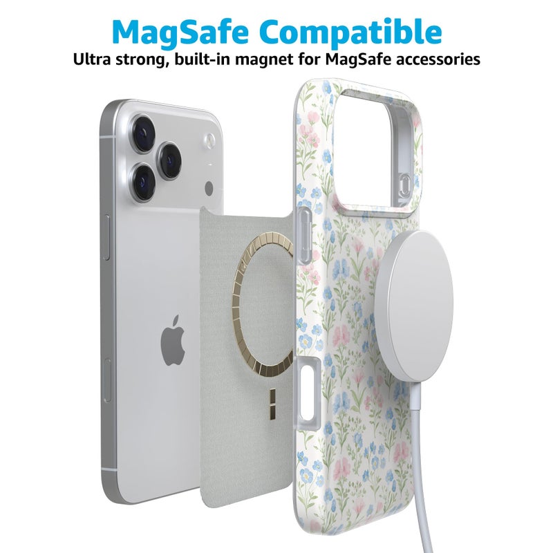 Casely iPhone 17 Pro Max Case | Pastel Garden | Sunday Best | Compatible with MagSafe | Classic Ultra Slim Design - Image 3