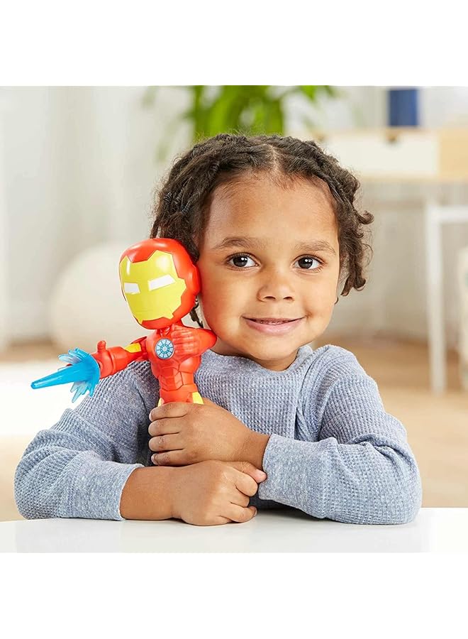 سبايدي اند هيز اميزينج فريندز لعبة الرجل الحديدي العملاقة 9 بوصة، لعبة بطل خارق للأطفال من سن 3 سنوات فما فوق - Image 2