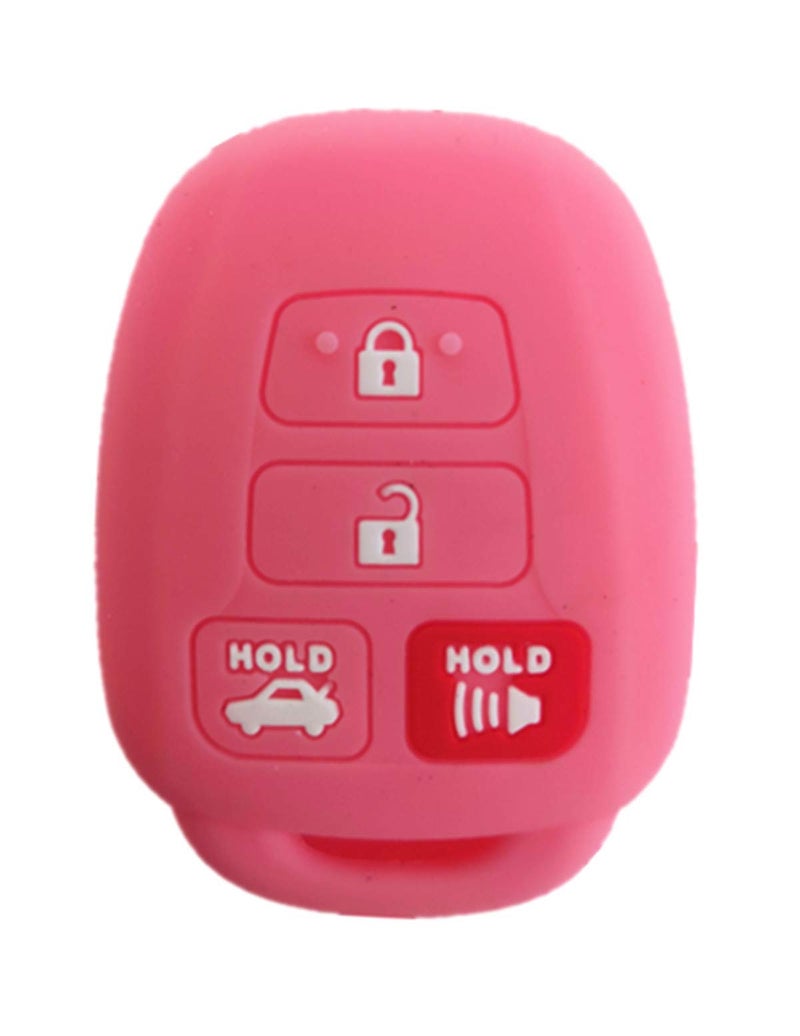 KAWIHEN Silicone Key Fob Cover Compatible with HYQ12BDM HYQ12BEL HYQ12BDP Toyota Avalon Camry Corolla Highlander Rav4 Yaris Scion FRS tC