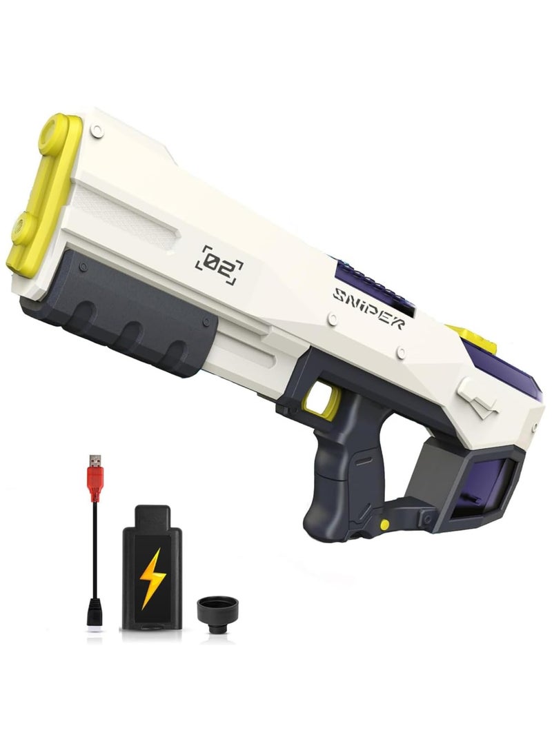 Electric Water Gun, Automatic Water gun Waterproof, 32-Foot Shooting Range and Battery Powered Water Gun,Pool Beach Outdoor Children's Squirt Toys  - Image 1