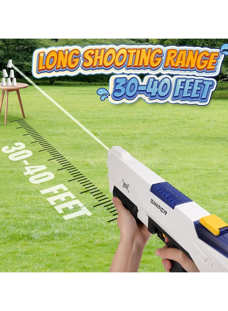 Electric Water Gun, Automatic Water gun Waterproof, 32-Foot Shooting Range and Battery Powered Water Gun,Pool Beach Outdoor Children's Squirt Toys  - Image 2