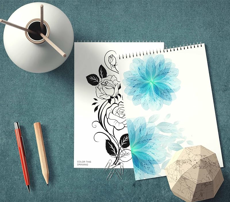 EXCLUSIVE DRAWING SKETCH - Blue Flower