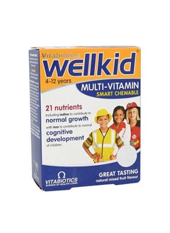 Vitabiotics Wellkid Vitabiotics Wellkid Multivitamins Chewable 21 Nutrients 4 to 12 Years Kids Tab 30s 