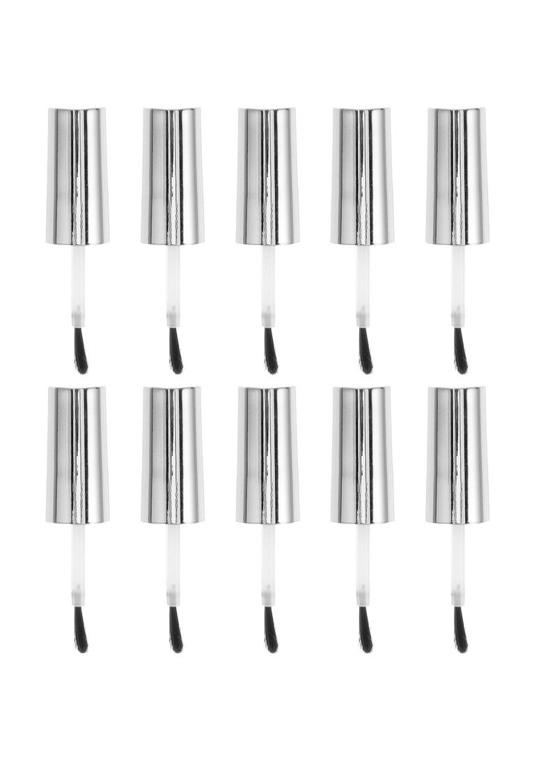 Healeved - Healeved 10PCS Nail Polish Brushes Nail Polish Bottle Caps with Brush Nail Polish Bottles Replacement Brush Dip Nail Replacement Brushes Gel Liquid Brushes - Image 1