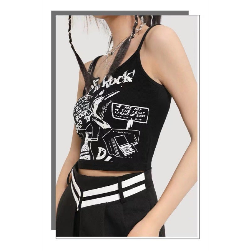 Slim Vest Summer Collar Pure Sling Girl Sweet Cool Waist Tube Top - Image 1