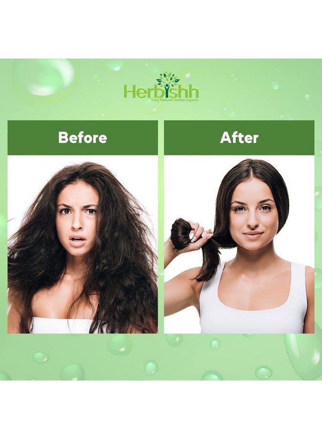 Herbishh Keratin Shampoo And Conditioner Set Hydrating Keratin Shampoo & Nourishing Conditioner For Dry Damaged Hair Sulfate Free Plant Based Keratin Shampoo Conditioner Safe & Effective - Image 5
