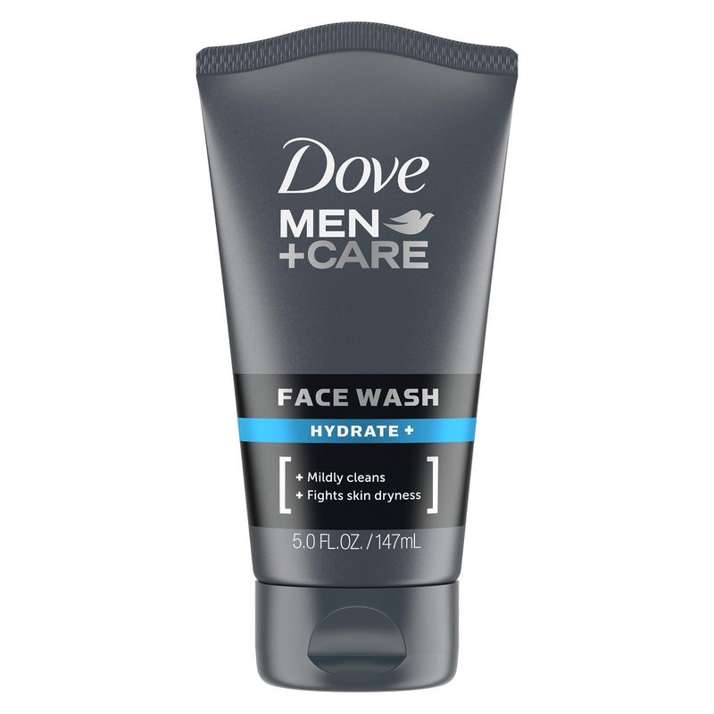 Dove Men+Care DOVE MEN + CARE Face Wash Hydrate Plus, 5 Fl Oz - Image 1