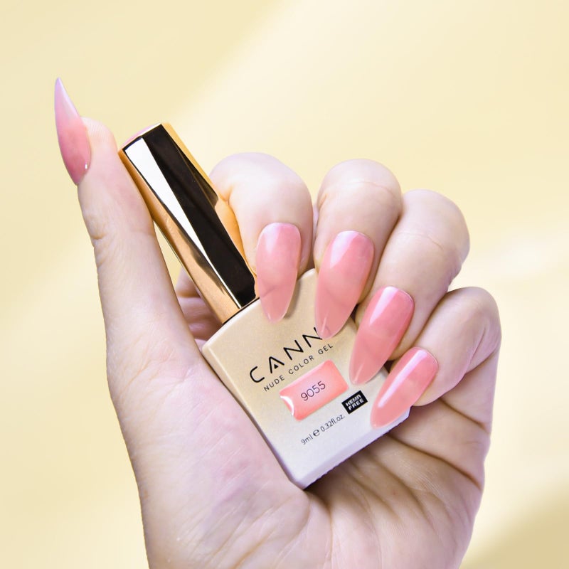 CANNI Nude Pink Gel Nail Polish, 1Pcs Translucent Jelly Gel Polish Color High Gloss Soak Off U V Nail Manicure Salon DIY - Image 5