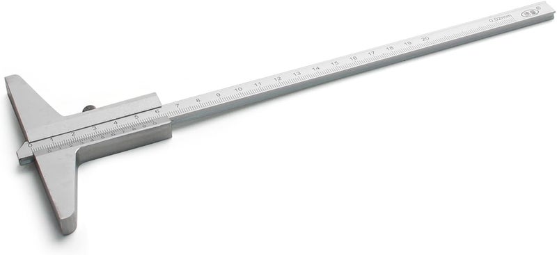Utoolmart 0-200mm/7.9" Depth Vernier Caliper Micrometer Gauge Measuring Tool 0.02mm Resolution 1 Pcs - Image 1