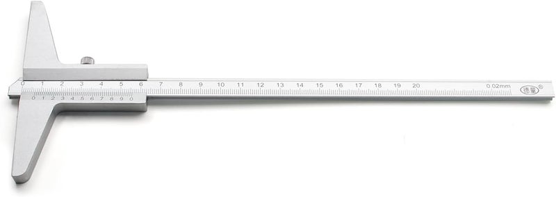 Utoolmart 0-200mm/7.9" Depth Vernier Caliper Micrometer Gauge Measuring Tool 0.02mm Resolution 1 Pcs - Image 5