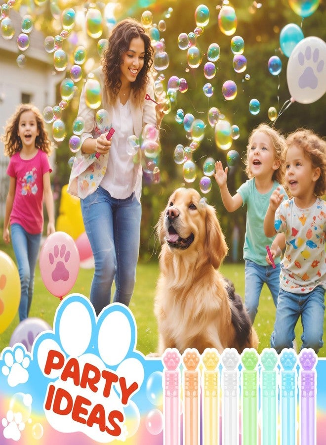 MAPIXO Paw Print Mini Bubble Wands, Cat Party Supplies, Puppy Dog Birthday Decoration, Party Favors for Kids Toddler, Prizes, Treasure Box Toys, Easter Pinata Goody Bag Stuffer, Valentines Gift for Girl Boy - Image 4