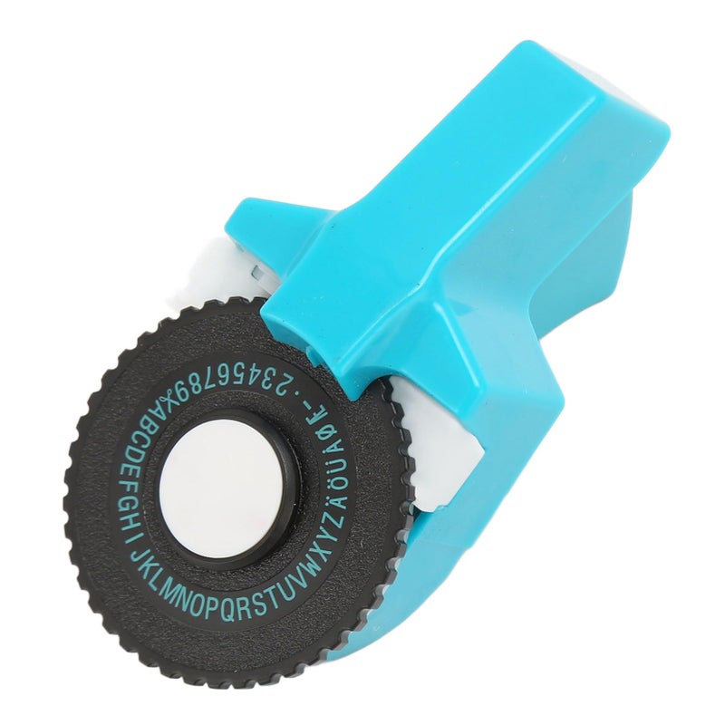 آلة صنع الملصقات المحمولة بالنقش البارز مع أشرطة للمكتب المنزلي والأعمال اليدوية باللون الأزرق - Image 5