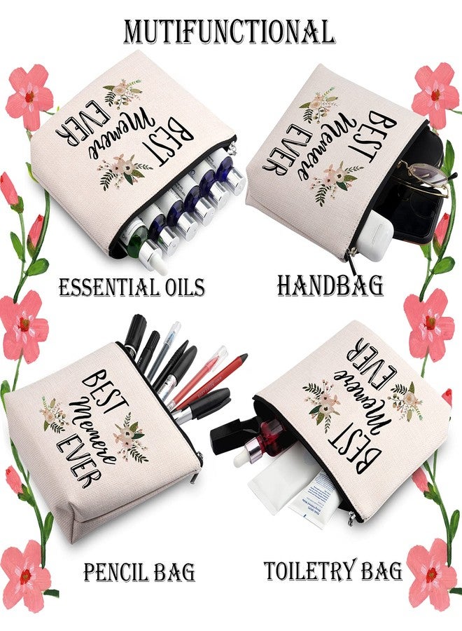 WCGXKO Best Memere Ever Grandma Gift Memere Gift Zipper Makeup Bags Travel Waterproof Toiletry Bag Accessories (Best Memere) - Image 4