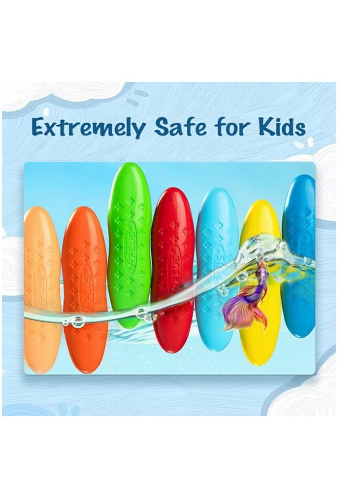 YPlus Crayons, Triangle Peanut Crayons for Kids, Non-Toxic Washable Crayons for Toddlers, Paint Crayons, Coloring Art Supplies, Handwriting Posture Correction Coloring Art for Toddlers (12 Colors) - Image 1