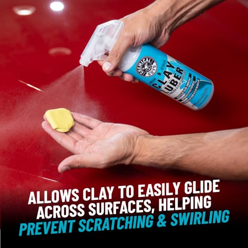 Chemical Guys Complete Clay Kit, Paint Restoration Kit, with Clay Luber 16 oz, 3 Clay Bars, & Microfiber Towel for Cars, Trucks, SUVs, & More - Image 3