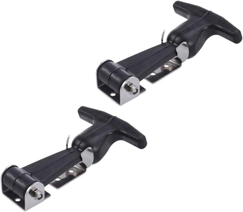 ميكيكيت مقابض سحب من الفولاذ المقاوم للصدأ عالية التحمل للصناديق الأدوية بمقبض مطاطي - Image 1