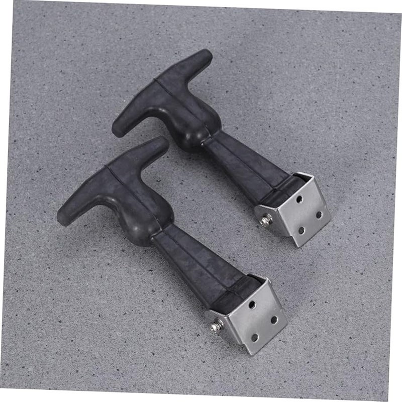 ميكيكيت مقابض سحب من الفولاذ المقاوم للصدأ عالية التحمل للصناديق الأدوية بمقبض مطاطي - Image 5