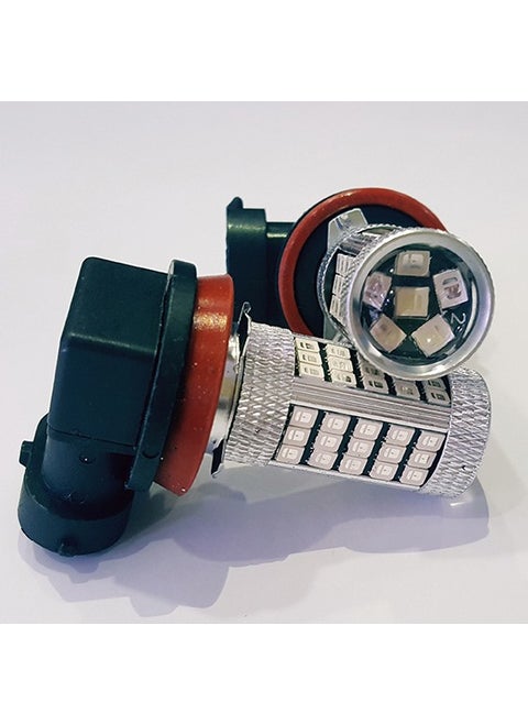 Eco H9 Fog Light LED Bulb 63 LEDs with Lens 9W Ice Blue