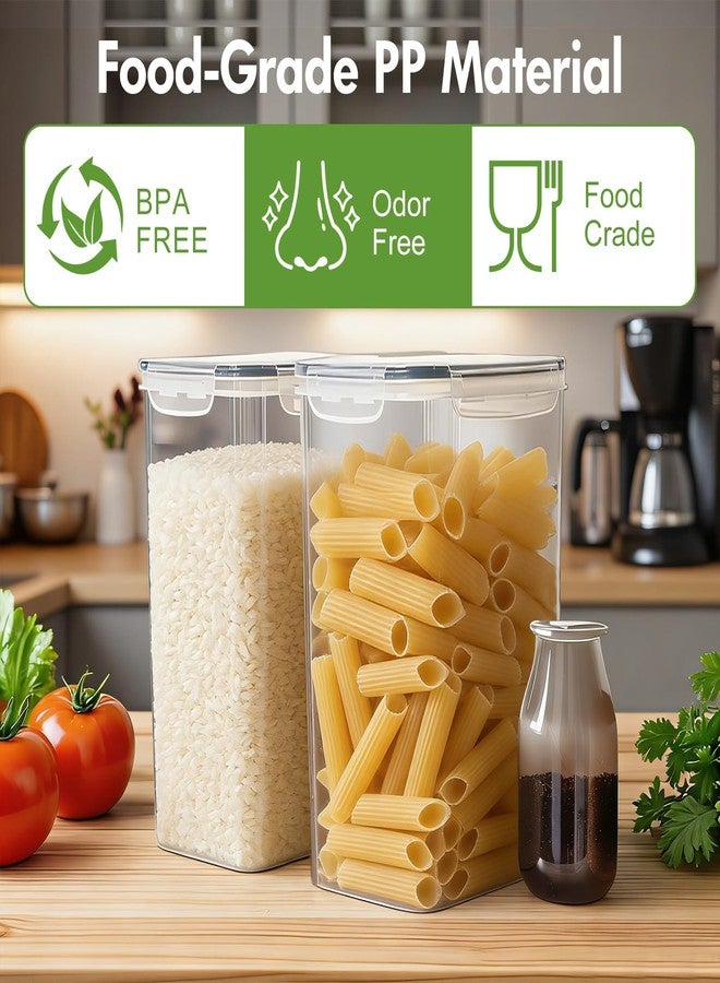 ALSO GO 2 PC (9.5L | 321 Oz) Extra Large Airtight Food Storage Containers with Lids,Kitchen and Pantry Organization Plastic Containers for Flour,Rice,Cereal,Pasta,Sugar,dog food (Leakproof, BPA-Free) - Image 3