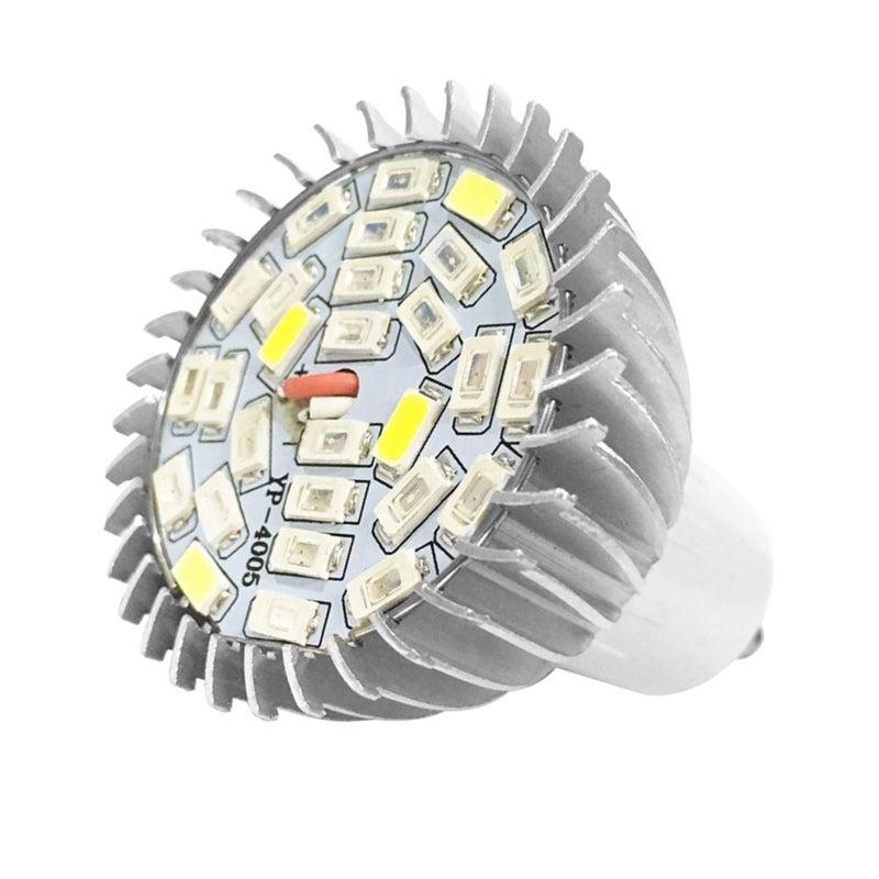 مصباح نمو LED بقاعدة سيراميكية GU10، طيف كامل، شعاع عريض 120 درجة، تصميم عصري بسيط، مثالي للزراعة الداخلية، والزراعة المائية، وأشجار البونساي، وخيام الزراعة، والنباتات المحفوظة في أصص. - Image 4