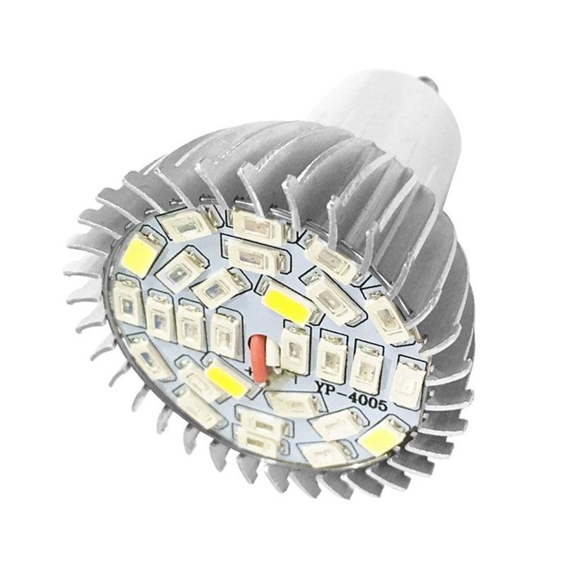 مصباح نمو LED بقاعدة سيراميكية GU10، طيف كامل، شعاع عريض 120 درجة، تصميم عصري بسيط، مثالي للزراعة الداخلية، والزراعة المائية، وأشجار البونساي، وخيام الزراعة، والنباتات المحفوظة في أصص. - Image 5