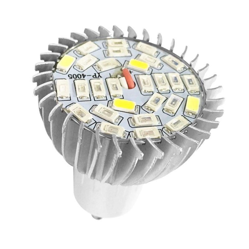 مصباح نمو LED بقاعدة سيراميكية GU10، طيف كامل، شعاع عريض 120 درجة، تصميم عصري بسيط، مثالي للزراعة الداخلية، والزراعة المائية، وأشجار البونساي، وخيام الزراعة، والنباتات المحفوظة في أصص. - Image 3