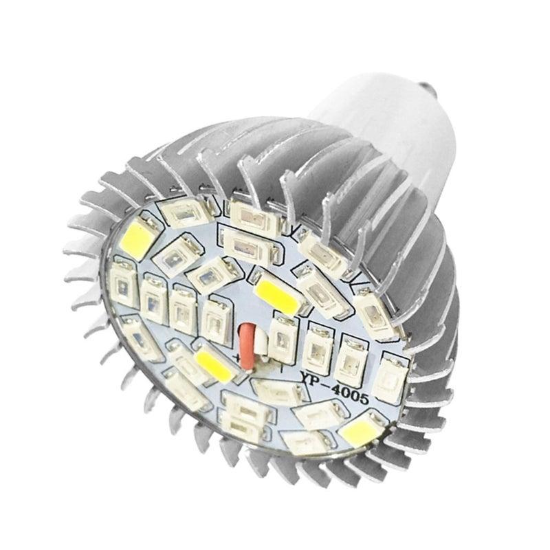مصباح نمو LED بقاعدة سيراميكية GU10، طيف كامل، شعاع عريض 120 درجة، تصميم عصري بسيط، مثالي للزراعة الداخلية، والزراعة المائية، وأشجار البونساي، وخيام الزراعة، والنباتات المحفوظة في أصص. - Image 2