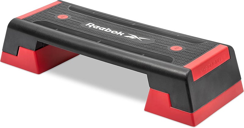 Reebok Step – Original Adjustable Aerobic Platform for Cardio & Strength Workouts – Red - Image 1