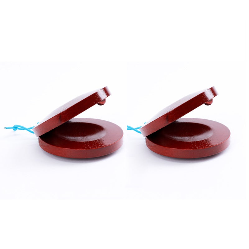 Orff Musical Instruments Children'S Percussion Instruments Cartoon Soundboard Wooden Tambourine Plastic Tambourine Early Education Educational Toys - Image 1
