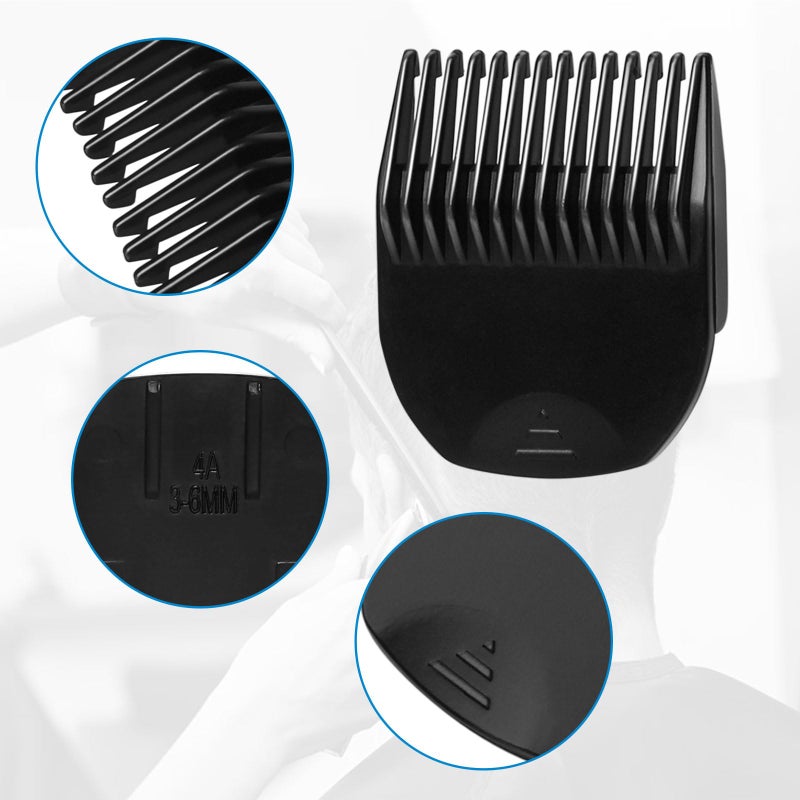 CR8GR8 Professional guide Comb Fit Cutting Guider for Manscaped 3.0,4 Pack 8 Cutting Lengths from 1/8"-1/2" Inch Fit The Lawn Mower 3.0 Groin Hair Trimmer - Image 3