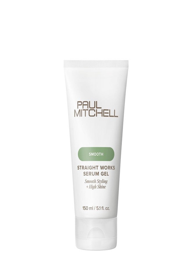 Paul Mitchell جل شعر بول ميتشل سترايت ووركس، مصفف ملس، يضيف لمعان، للشعر المجعد، 5.1 أونصة سائلة - Image 1