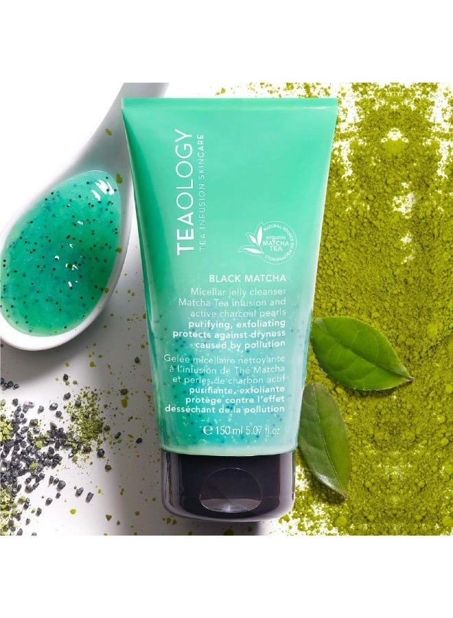 تيولوجي منظف ​​جيلي ميسيلار بالشاي الأسود من تيولوجي، منقي ومقشر للبشرة، 150 مل - Image 3
