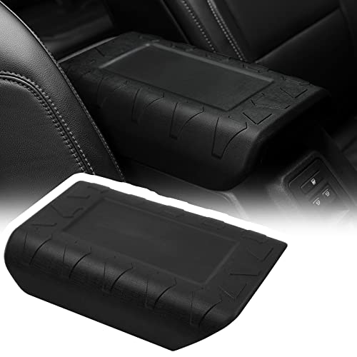 LitMiRaCle Center Console armrest Cover Applicable to Ford Bronco 2021 2022 2023 2/4 Doors, Waterproof Car Interior Accessories Arm Rest Pad Cover Protector, Black - Image 1