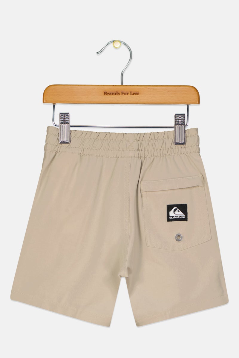 QUIKSILVER Toddlers Boy Solid Board Shorts, Beige - Image 2