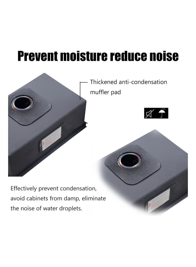 ODONAO Premium Kitchen Sink Stainless Steel Single Bowl With Drainage Assembly Accessories Drop In Sink Gold - Image 2