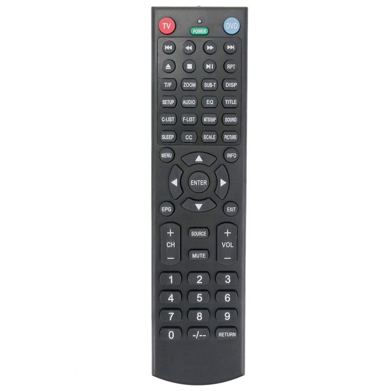 ZdalaMit New TV DVD Combo Replace Remote Control fit for Jensen JTV19DC JE2815 JE4015 JE5015 JE3215 JTV2815DC JE3214 JE1914 JE2414 JE2814 JE3914 JE4614 JE5014 JE1914DVDC JE1913AC2 JE3213AC JE2613AC JE2612LED - Image 1