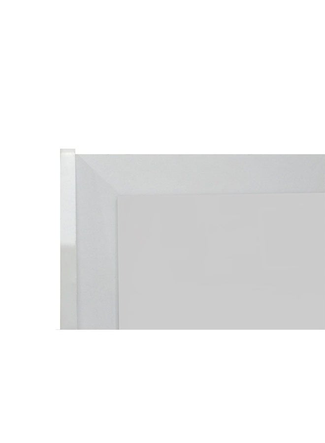 DANUBE HOME Supreme 1 Drawer Tall Dressing Table With Stool Dressers Organizer For Bed Room Living Room Closet Hallway Nursery -White - Image 3