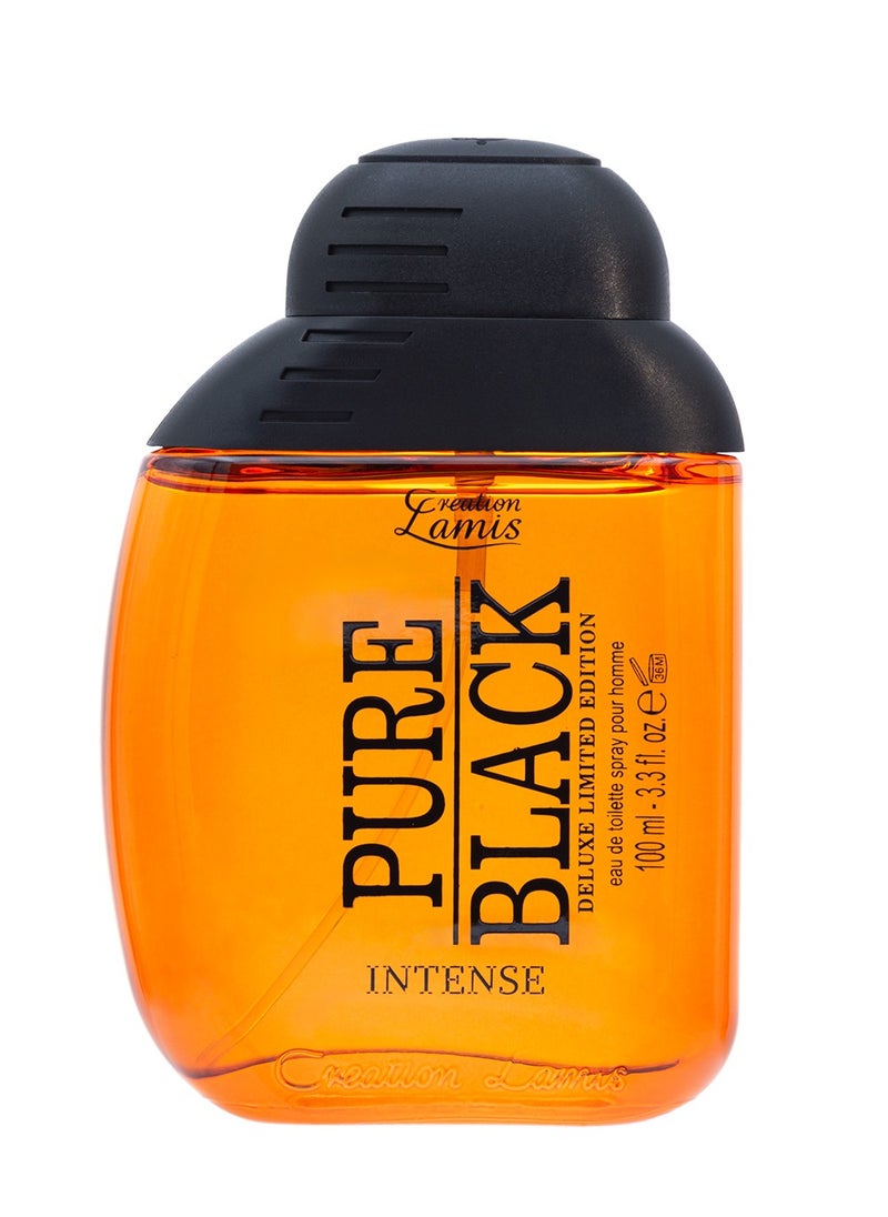 كرياشن لاميس - عطر او دي تواليت بيور بلاك انتنس للرجال 100 مل - Image 1