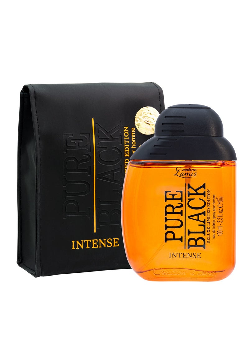 كرياشن لاميس - عطر او دي تواليت بيور بلاك انتنس للرجال 100 مل - Image 1