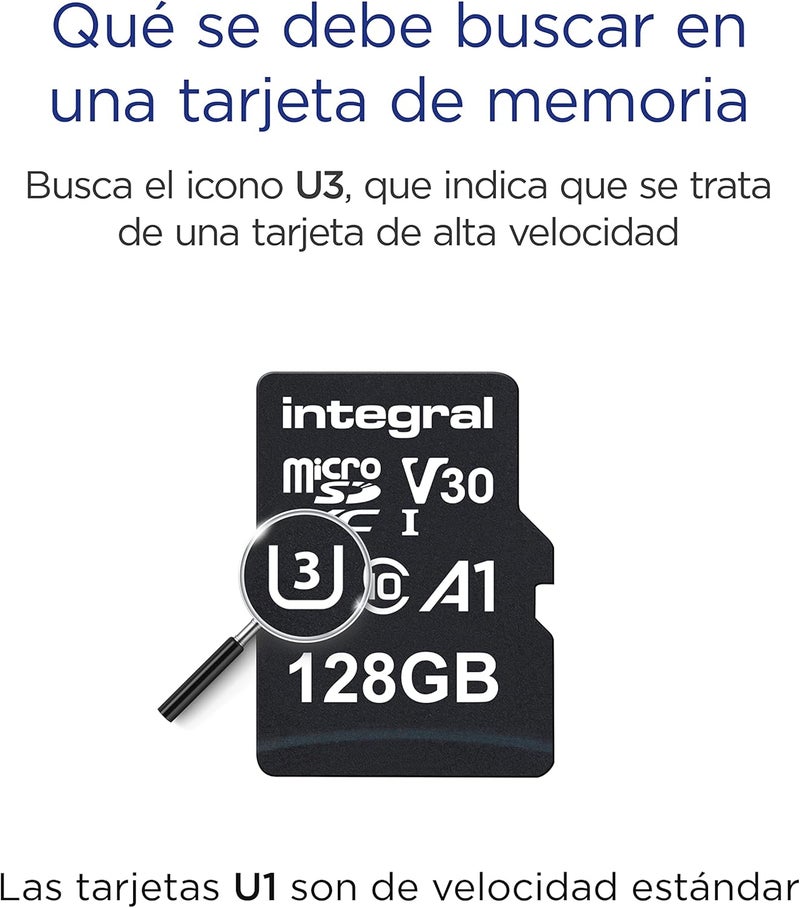 Integral 128GB Micro SD Card - Premium High Speed SDXC for 4K Video - Image 2