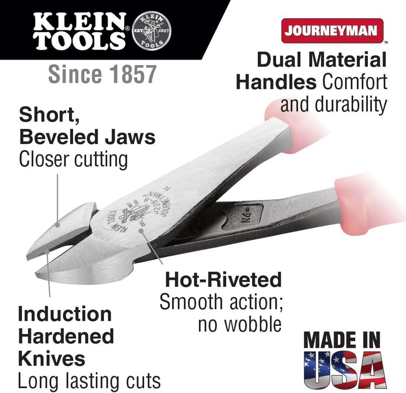 Klein Tools J228-8 Diagonal Cutting Pliers - Image 2