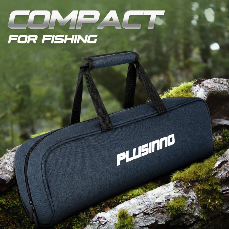 PLUSINNO Fishing Rod and Reel Combos Carbon Fiber Telescopic Fishing Pole with Reel Combo Sea Saltwater Freshwater Kit Fishing Rod Kit, 1.8M 5.91FT (PLFBO01-2PACK-FBA) - Image 3