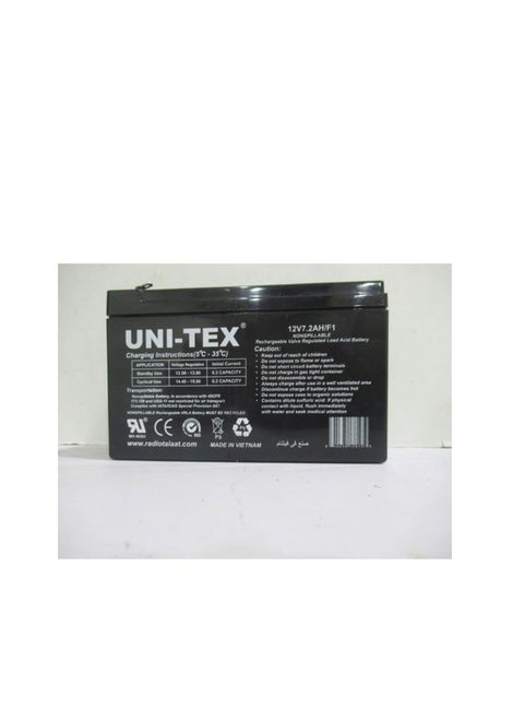 12V7.2AH/F1  Rechargeable Valve Regulated Lead Acid Battery 12 Volt 7.2 Amp