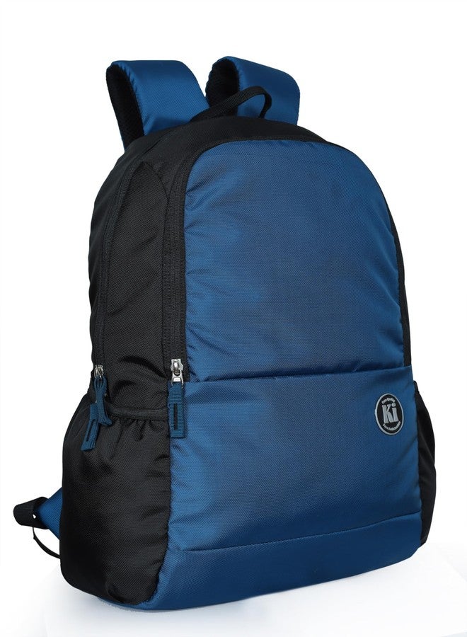 Ki Laptop bag water-resistant fabric featuring 15.6-inch padded compartment for laptop and 22-liter capacity, Blue - Image 2
