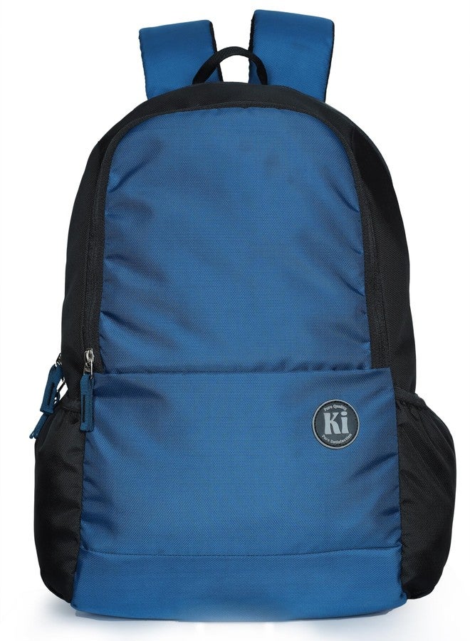Ki Laptop bag water-resistant fabric featuring 15.6-inch padded compartment for laptop and 22-liter capacity, Blue - Image 1